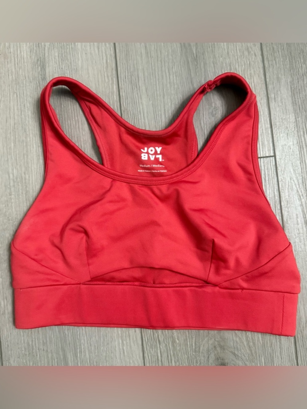 JoyLab Bright Coral Racerback Sports Bra